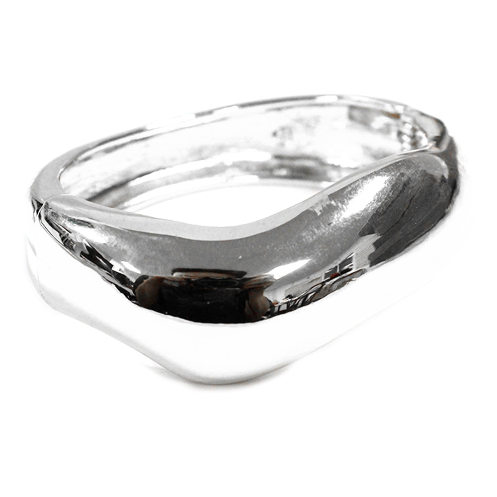 B0385 | Sculpted Wave Hinge Bracelet | SB8217
