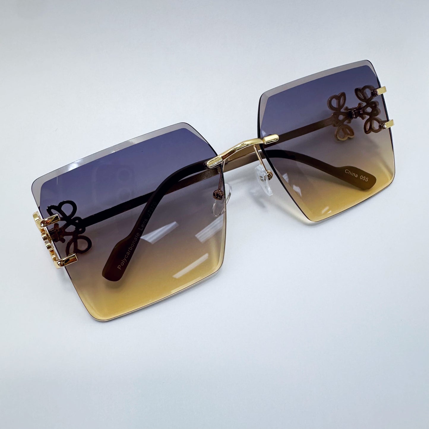 Oversized Flat Lens Sunglasses | SG0007