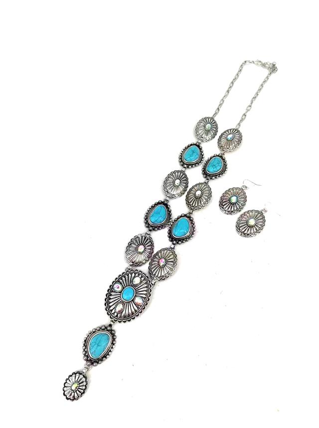 N0680 | Western-Inspired Necklace Set | SJNE1805