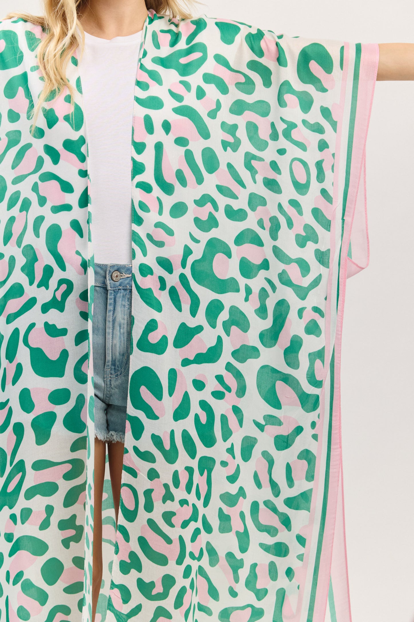 PC76 | Soft Drape Pattern Kimono | SO14032