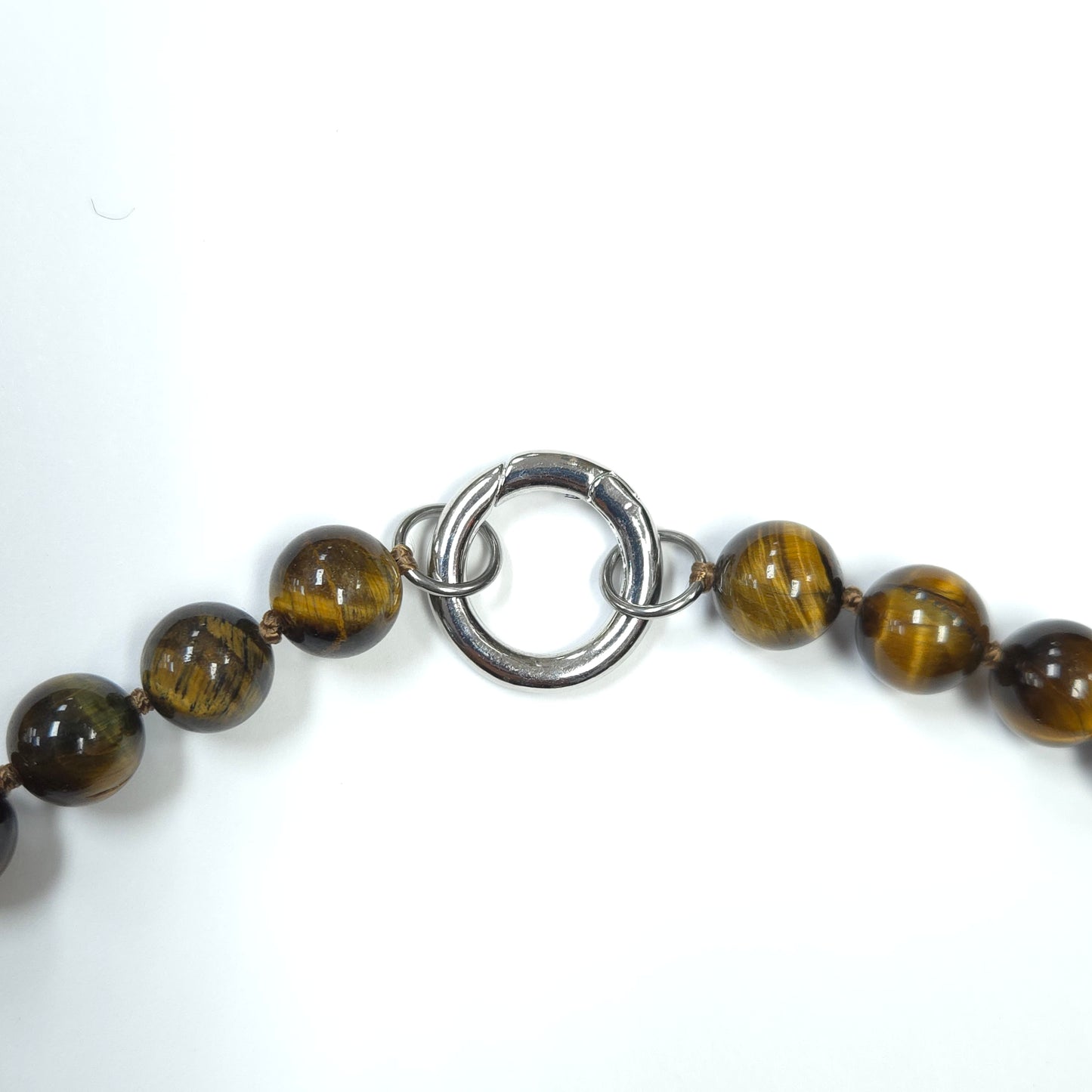 SB-SSN Golden Brown Tiger Eye Agate Necklace