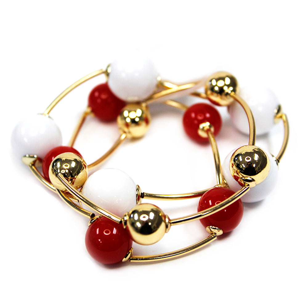 Acrylic Bubble Bead Bracelet - B0562