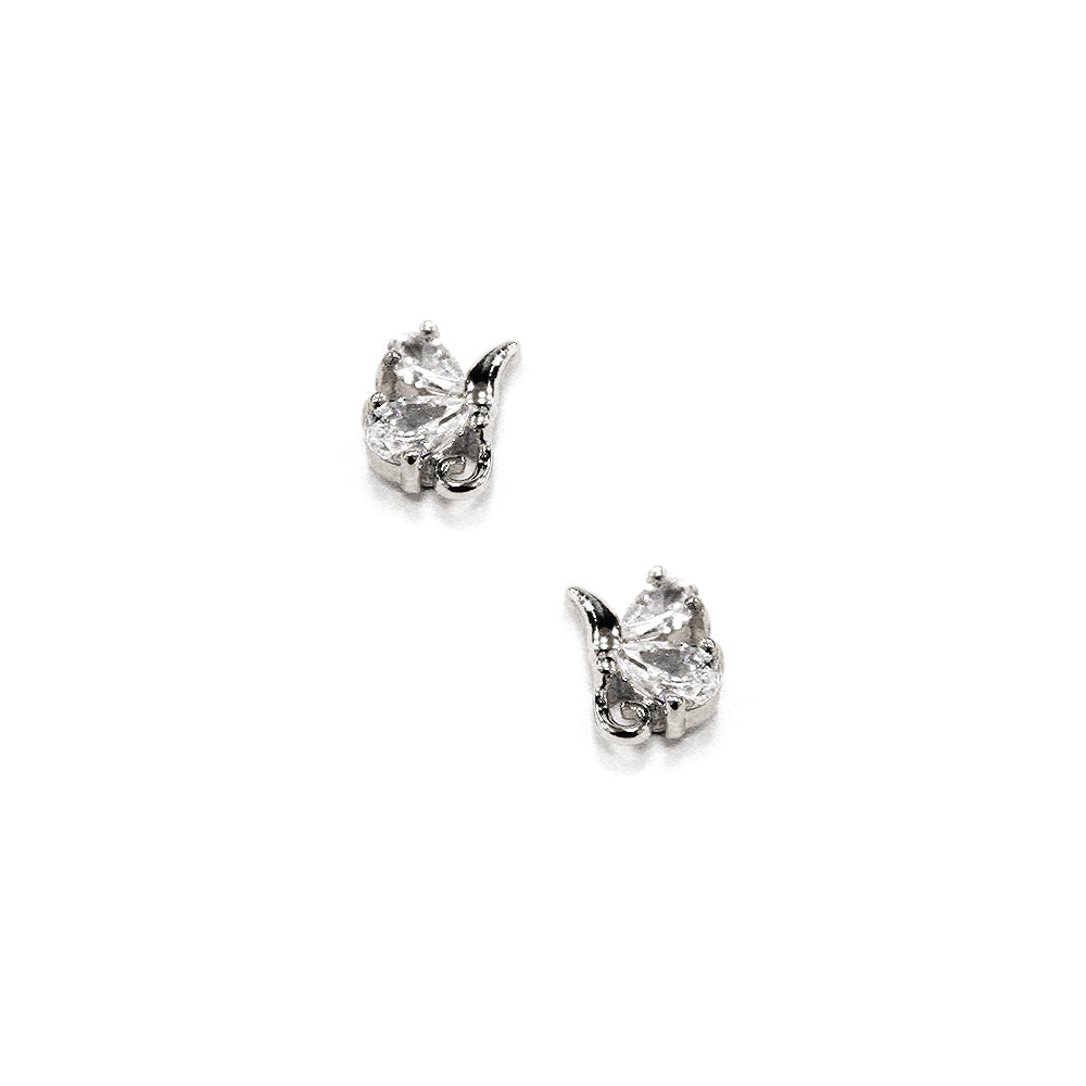 E2284 | Crystal Butterfly Small Stud Earrings | TE12083