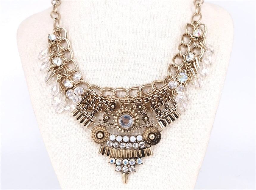 N0721 | Vintage-Inspired Fringe Necklace | TNE2590