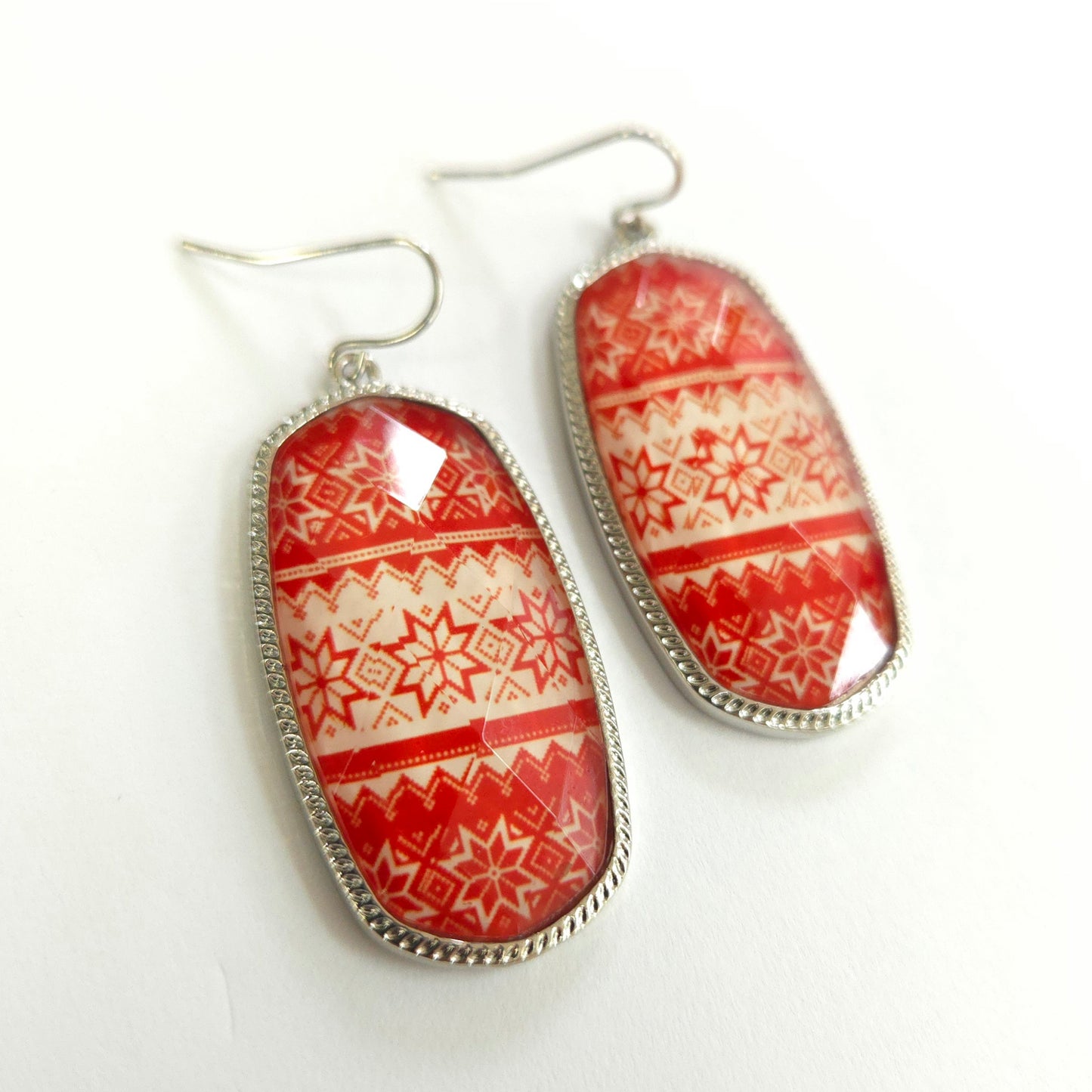 E1625 VE2719 Christmas Earrings