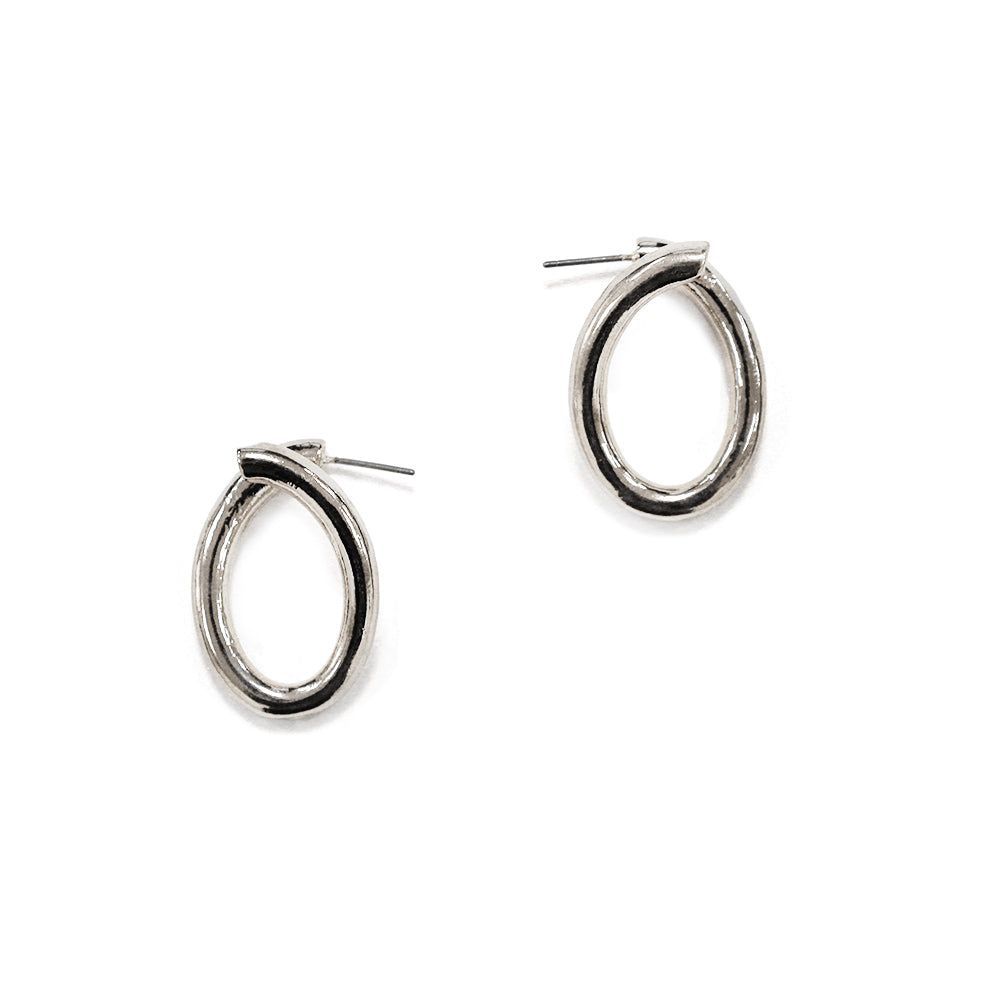E2270 | Minimalist Oval Earrings | VE4834