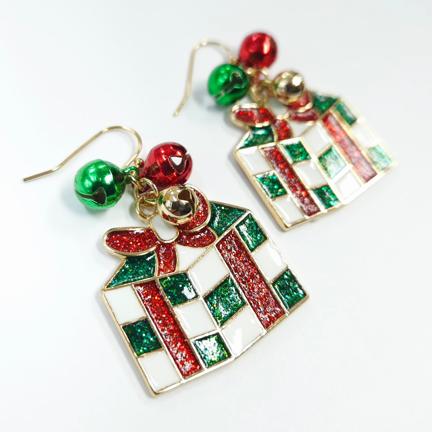 E1595 VER5392 Christmas Earrings