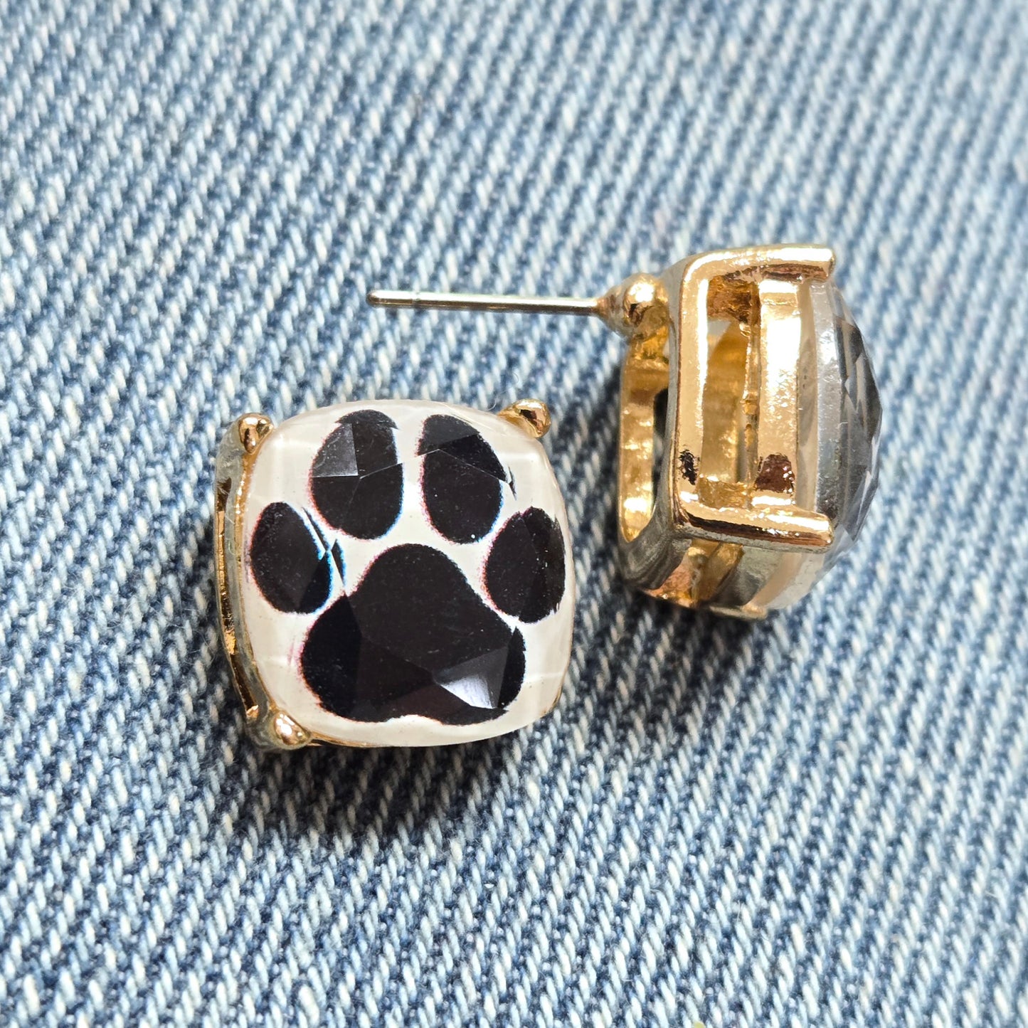 E1301 VER5854 Animal Paw Stud Earrings