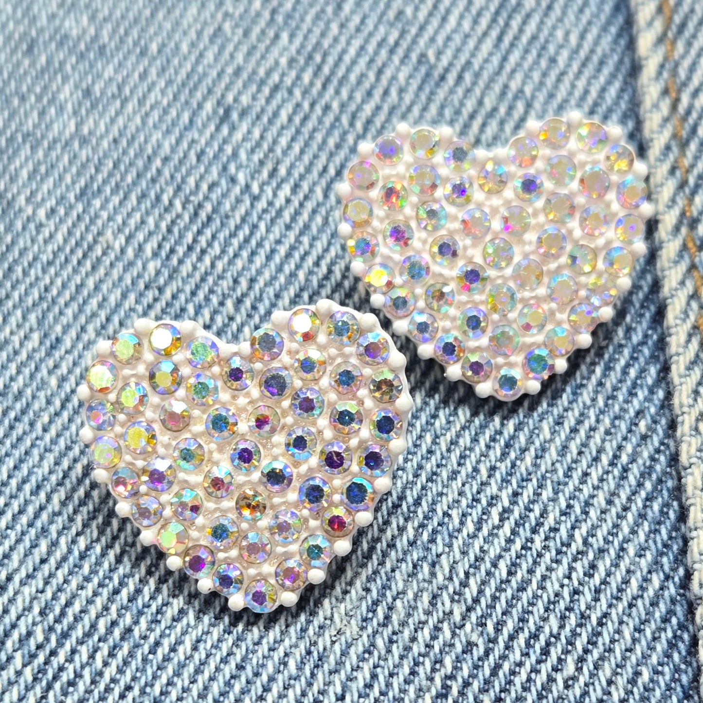 E1237 VER6152 Heart Love Shape Drop Stud Earrings
