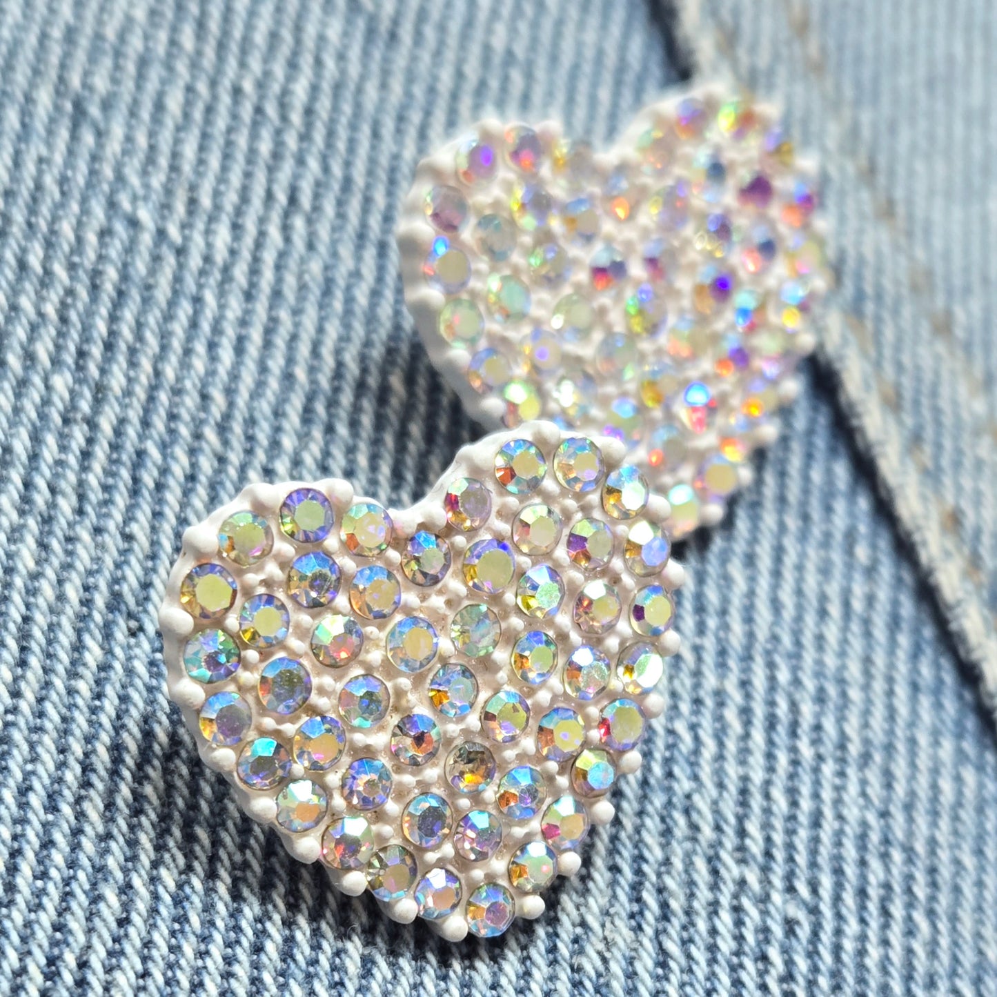 E1237 VER6152 Heart Love Shape Drop Stud Earrings