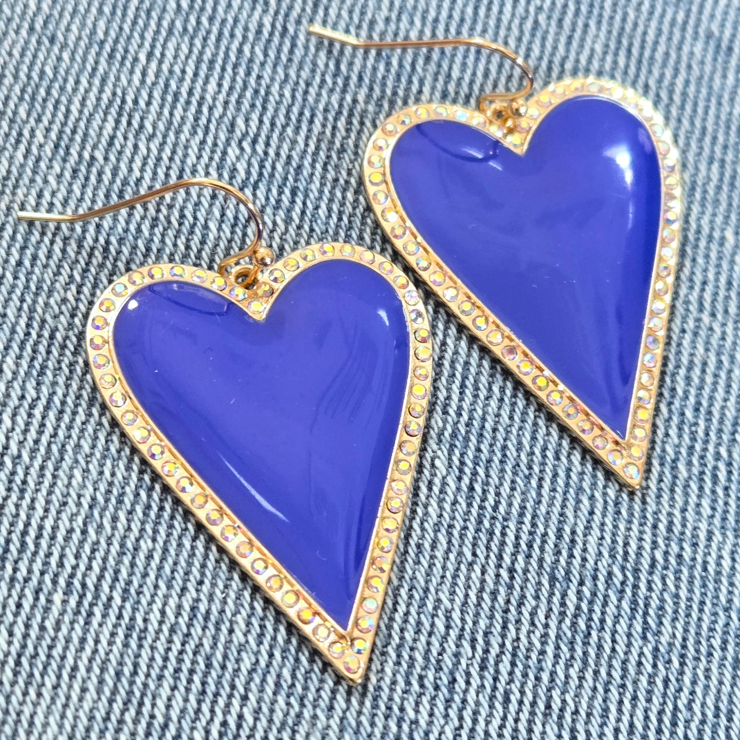 E1229 VER6332 Love Drop Dangle Earrings