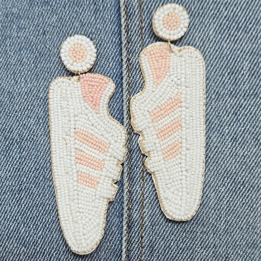 E1346 13 4954 Running Shoes Dangle Earrings