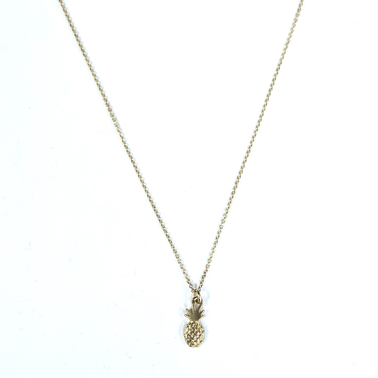 N0586 16839 Pineapple Pendant Necklaces