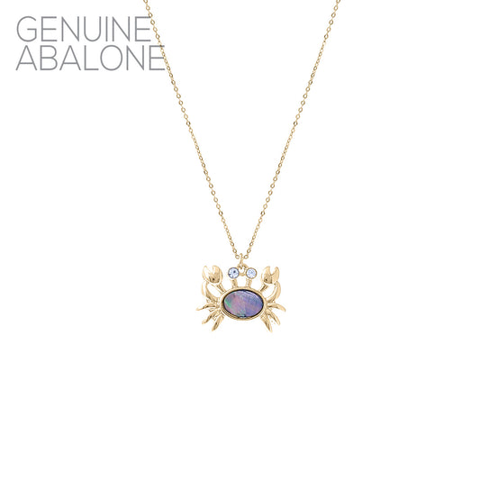 N0602 17145 Crab Pendant Necklaces