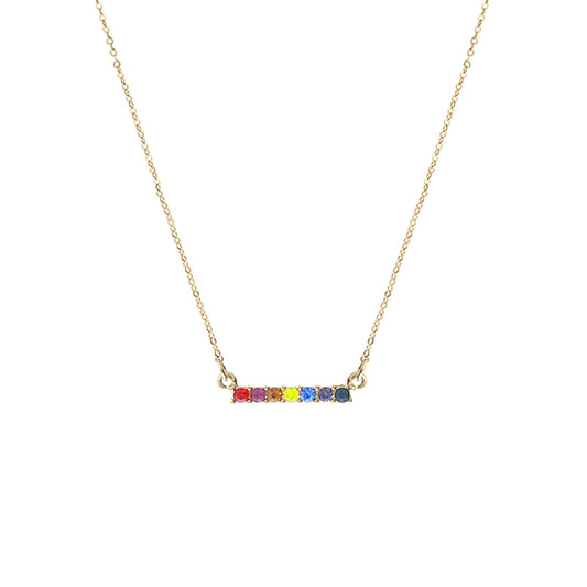 N0605 17170 Bar Pendant Necklace