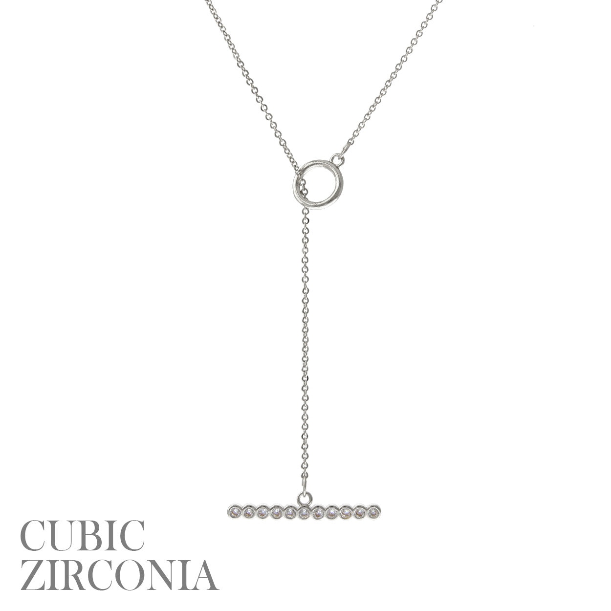 N0732 | Crystal Lariat Necklace | 17625