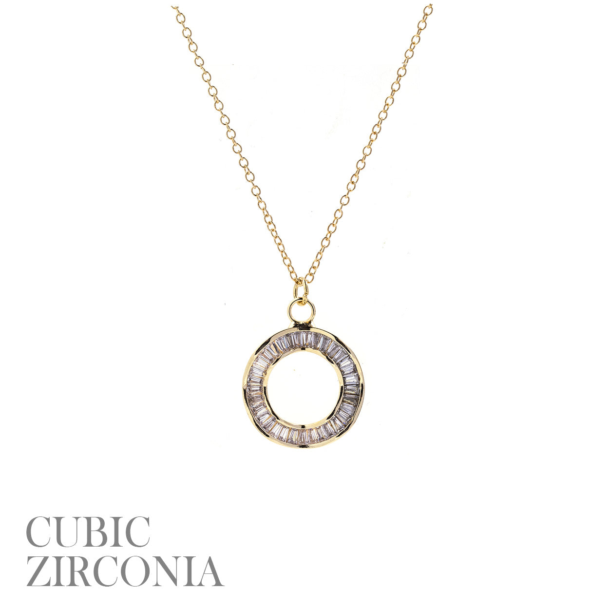 N0584 18511 Circle Pendant Necklaces