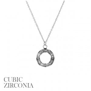 N0584 18511 Circle Pendant Necklaces