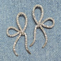 E1267 ME90896 Bowtie Drop Dangle Earrings