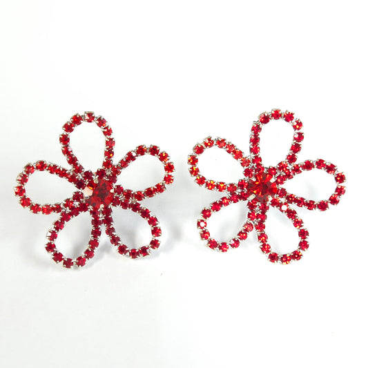 E1524 25991 Flower Drop Post Earrings