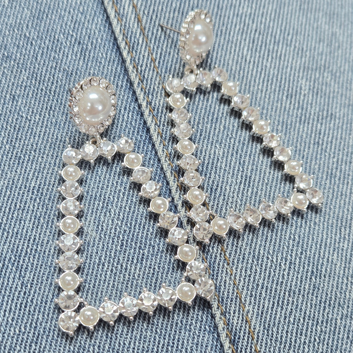 E1232 25E2203 Trapezoid Shape Drop Dangle Earrings