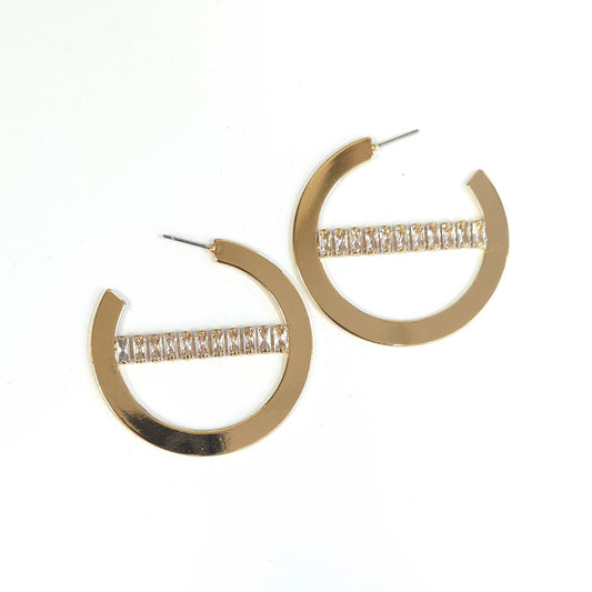 E1675 25E2421 Circle Hoop Earrings