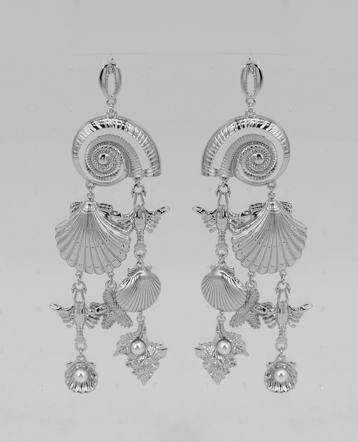 E0263 | Couture Coastal Statement Earrings | 25E6204