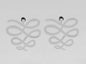 E1639 25E6302 Drop Post earrings