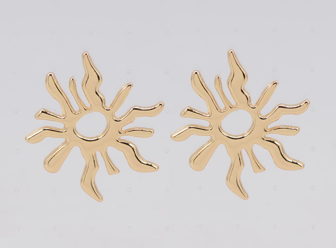 E0288 | Sunburst Statement Stud Earrings | 25E6509