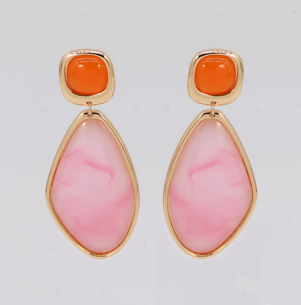 E0289 | Stone-Inspired Earrings | 25E6638