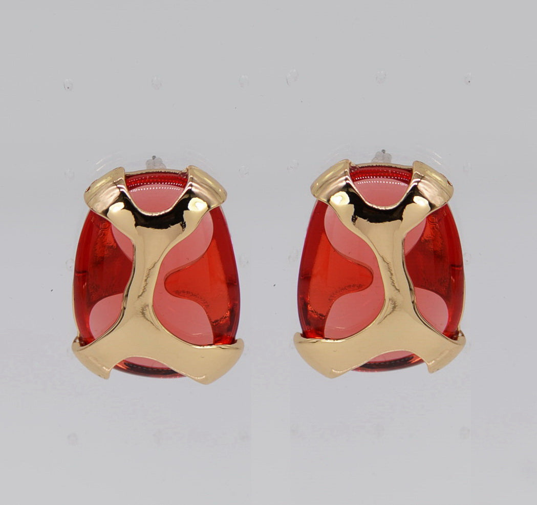 E0312 | Sculpted Resin Earrings | 25E6643