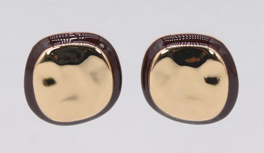 E0307 | Modern Resin Frame Stud Earrings | 25E6773
