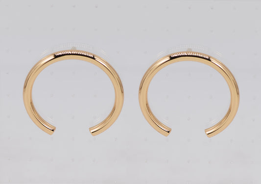 E0308 | Sleek Cuff Hoop Earrings | 25E6836