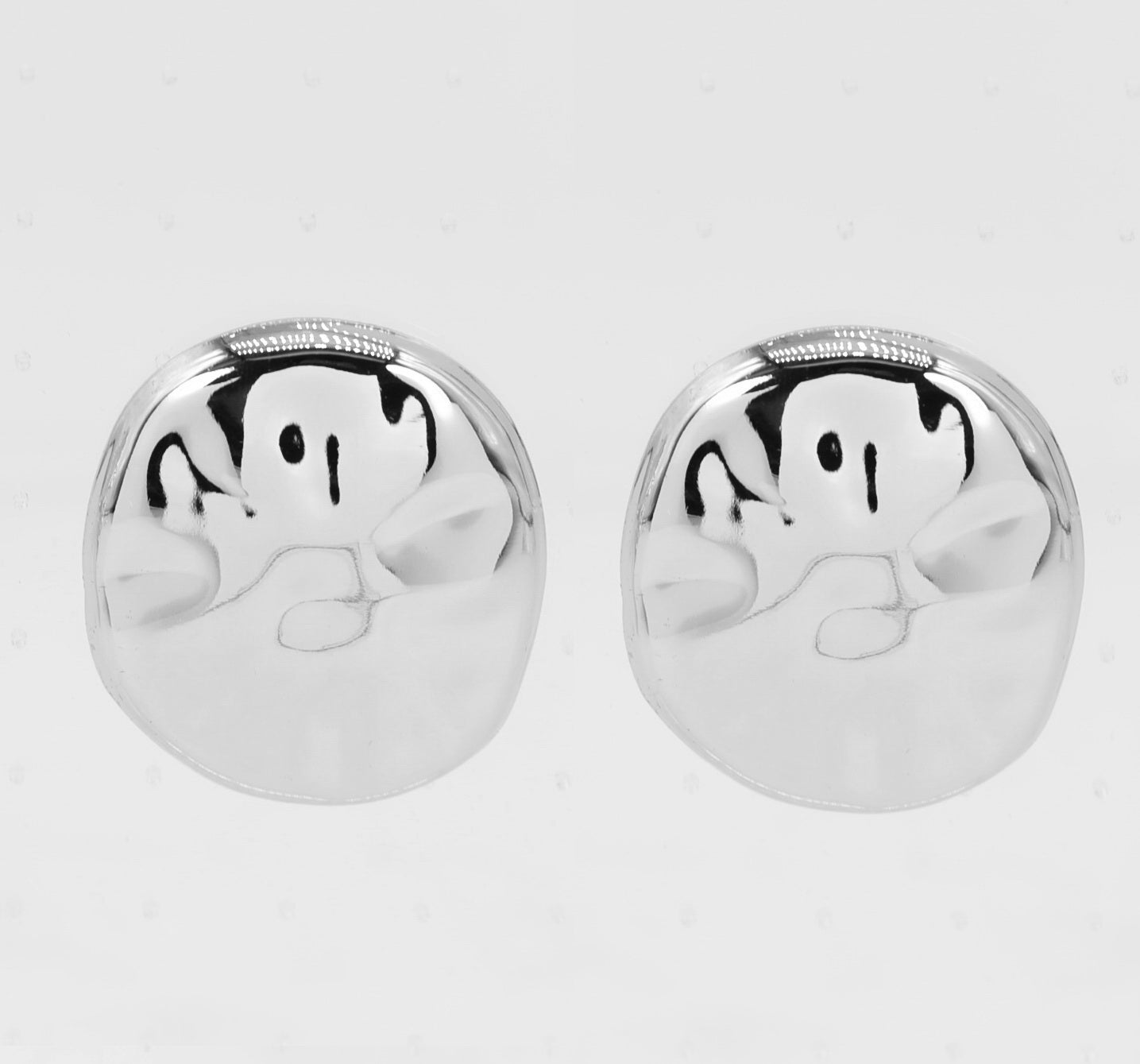 E0281 | Sculpted Round Stud Earrings | 25E6862