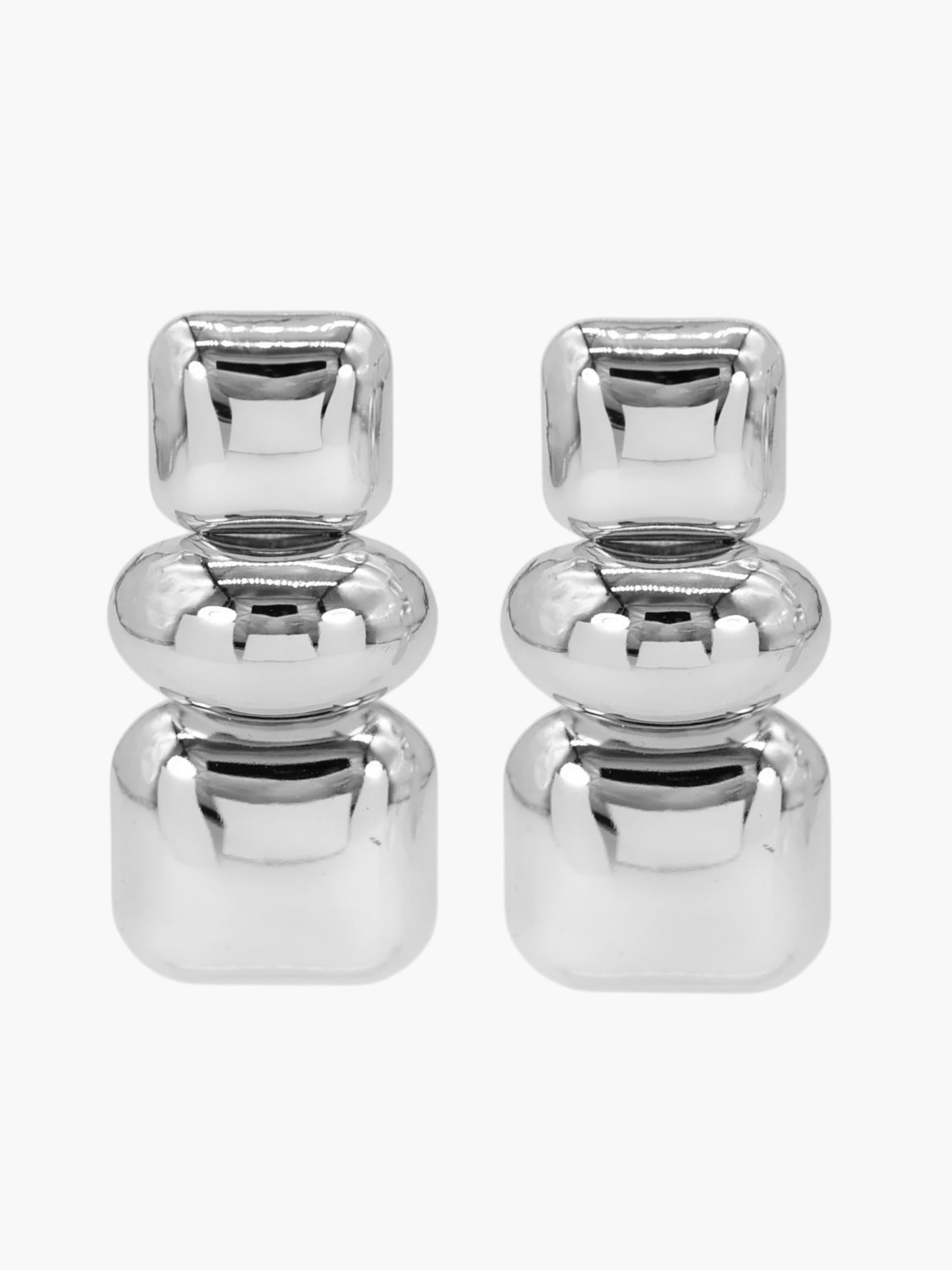 E2312 | Modern Tiered Stud Earrings | 25E7028