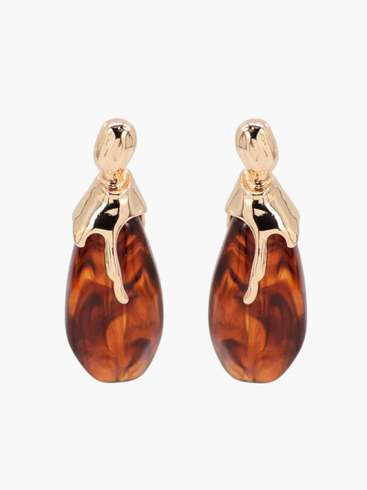 E2496 | Artistic Teardrop Earrings | 25E7134