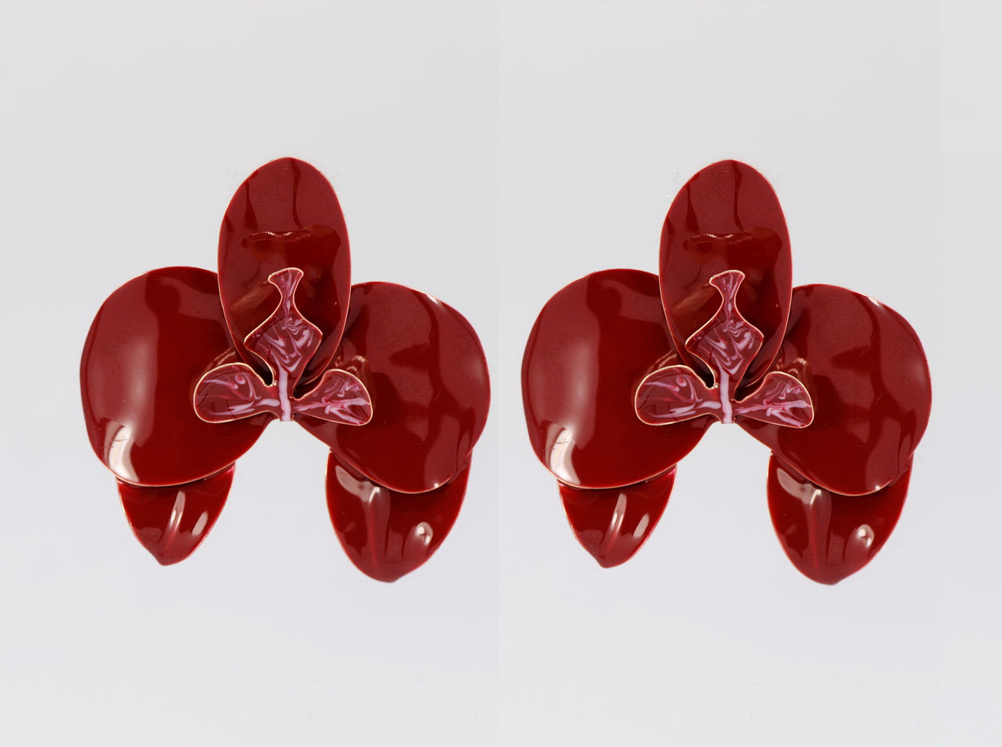 E2497 | Orchid Inspired Earrings | 25E7165