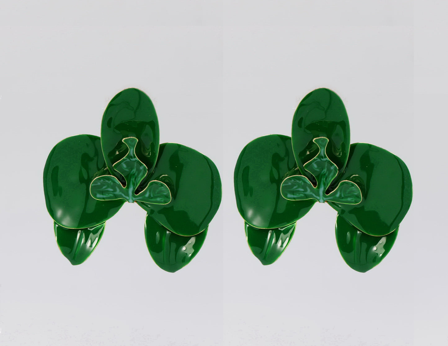 E2497 | Orchid Inspired Earrings | 25E7165