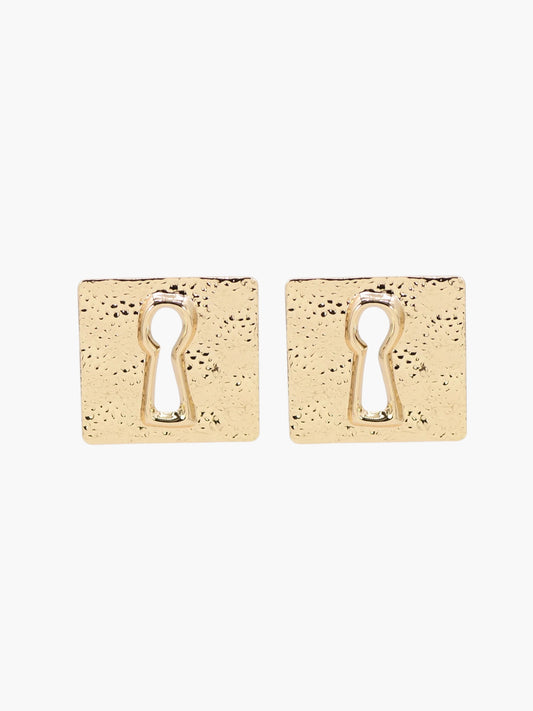E2500 | Keyhole Stud Earrings | 25E7206