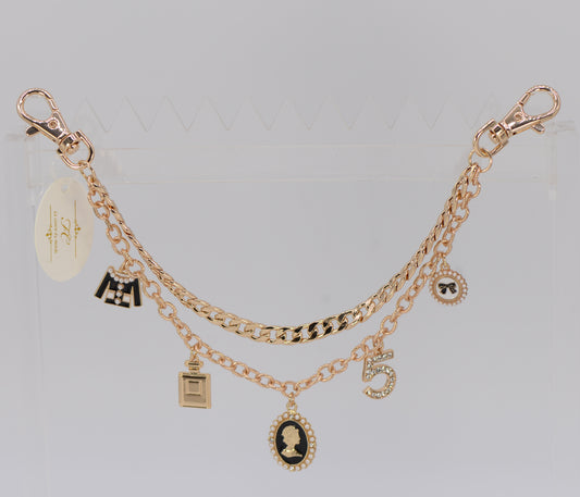 K0020 25K1013 Multi Charm BAG CHAIN