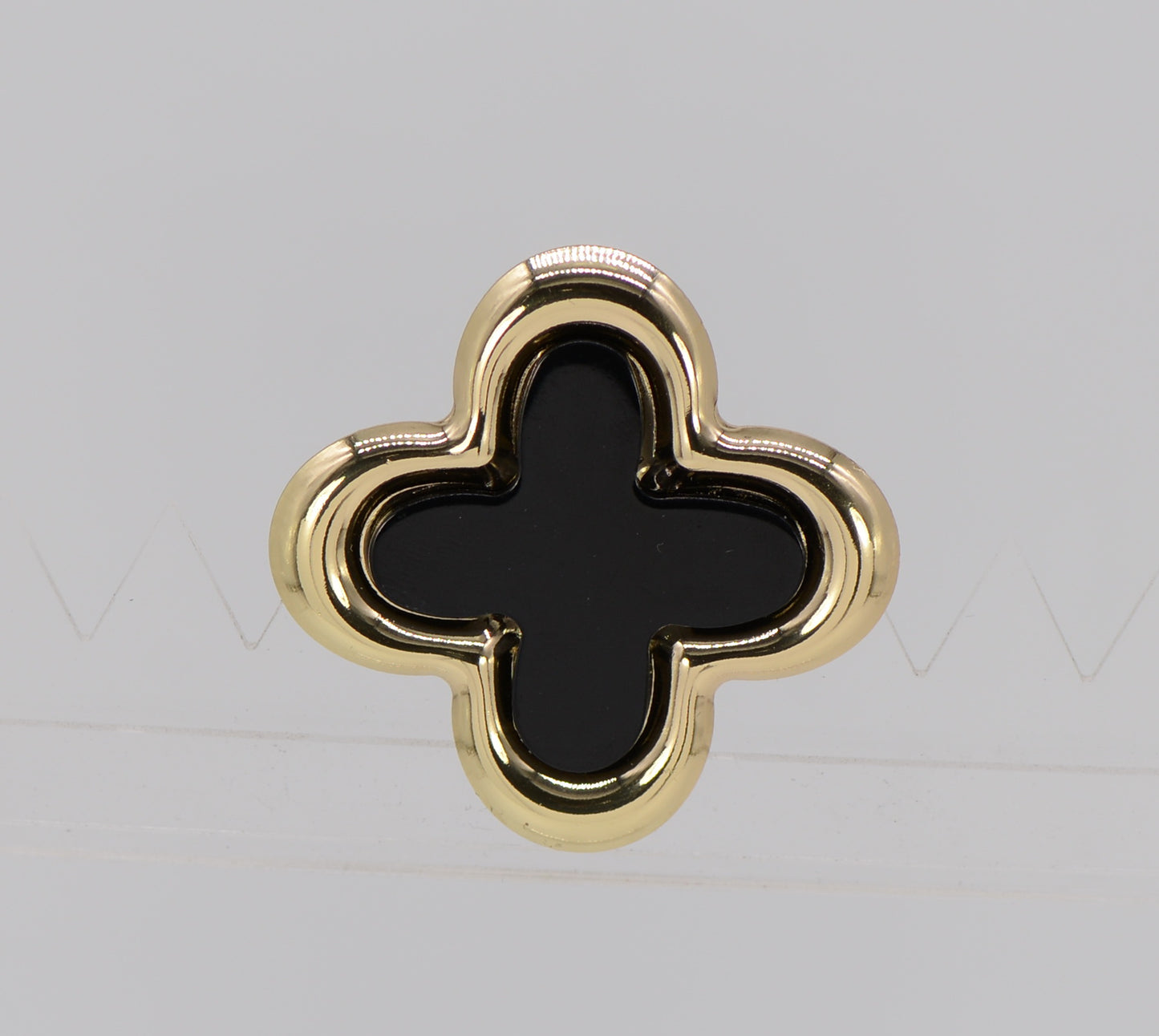 BR0181 25P1026 CLOVER DESIGN BROOCH