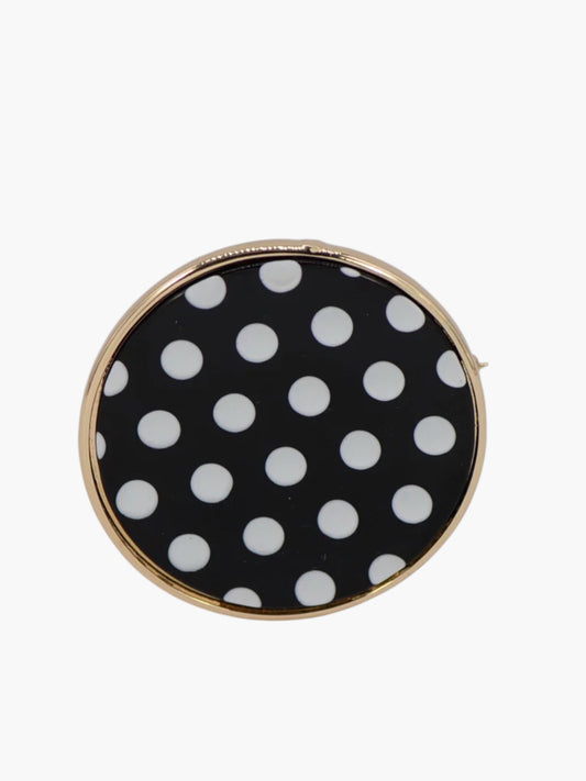 BR0461 | Retro Polka Dot Brooch | 25P1117