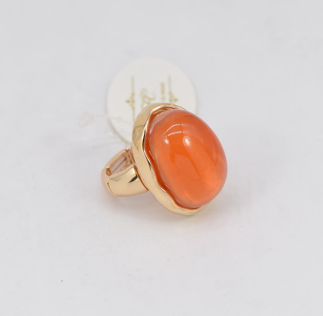 R0117 | Cabochon Oval Acrylic Ring | 25R1064