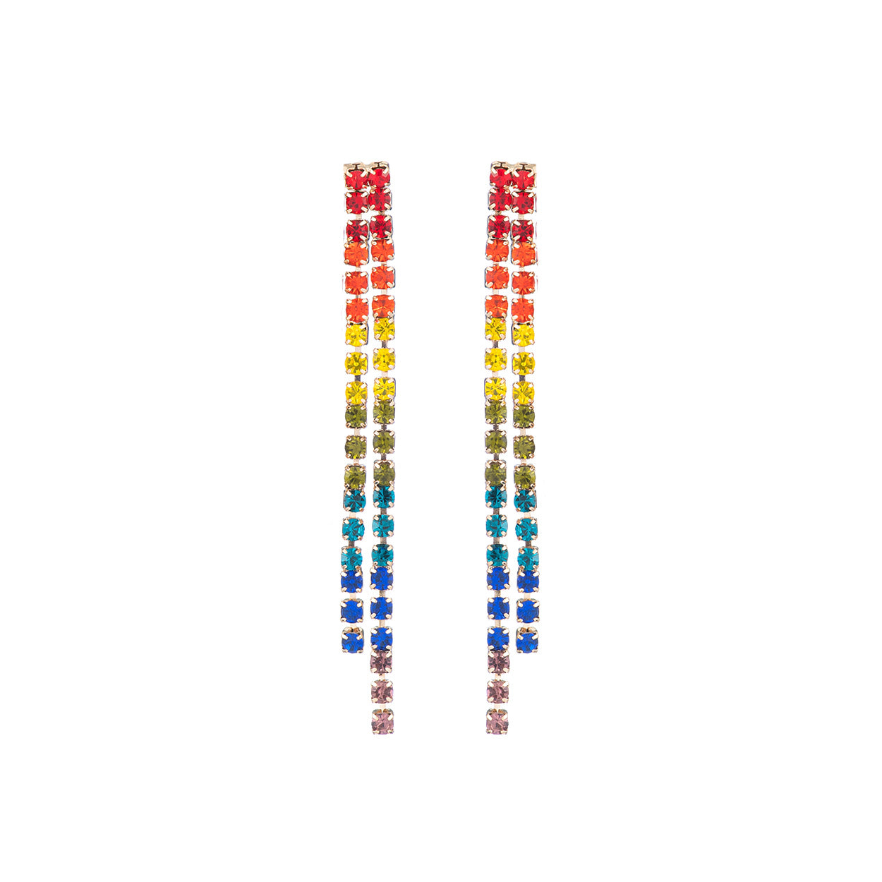 E1432 26593 Tassel Dangle Earrings