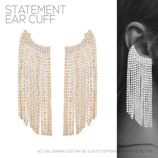 E1537 27123 Tassel Dangle Earrings
