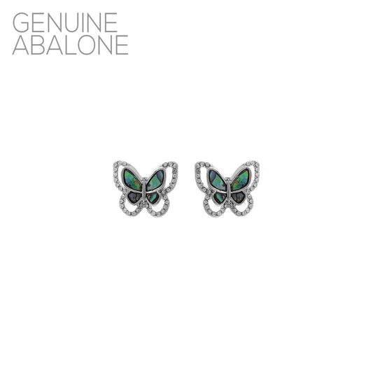 E1446 27455 Butterfly Stud Earrings