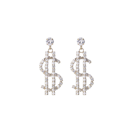 E1360 27609 Drop Dangle Post Earrings