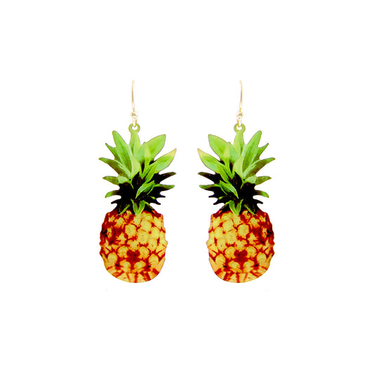 E1528 27637 Pineapple Dangle Earrings