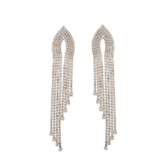 E1536 27754 Tassel Dangle Earrings