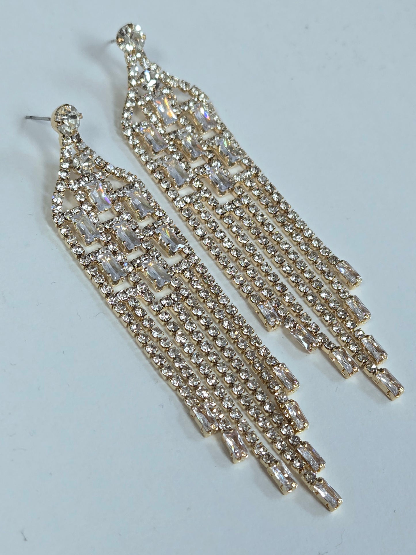E1417 27810 Drop Dangle Post Earrings